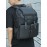 Men's Casual Solid Color Daily Trave School Students Large Capacity Push Buckle Design Backpack