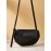 Women's Daily Solid Color Lightweight Ruched Crossbody Bag