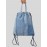 Women's Daily Denim Outdoor Sports Drawstring Frayed Fringed Design Shoulder Bag