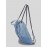 Women's Daily Denim Outdoor Sports Drawstring Frayed Fringed Design Shoulder Bag