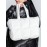Women's Daily Soft Solid Color Quilted Puffer Design Padded Tote Bag
