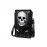 Halloween Skull Rivet Phone Crossbody Bag