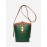 Stone Embossed Crossbody Bucket Bag