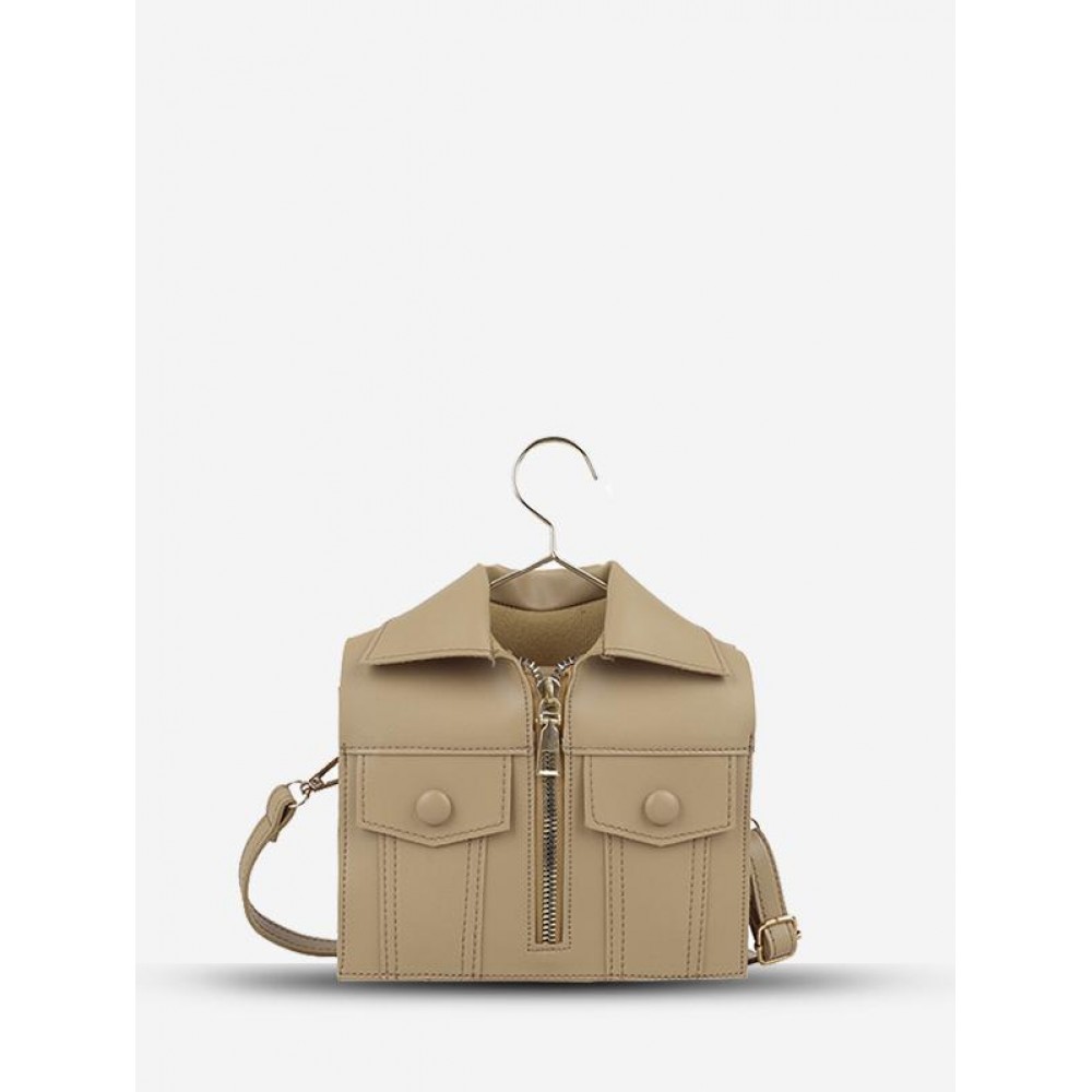 Topstitching Shirt Shape Novelty Bag