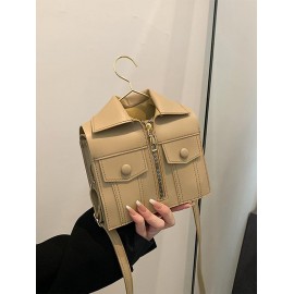 Topstitching Shirt Shape Novelty Bag