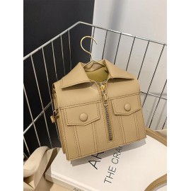 Topstitching Shirt Shape Novelty Bag