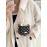 Patterned Chain Strap Mini Bucket Bag