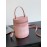 Argyle Colorblock Zippered Bucket Bag