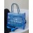 PVC Transparent Letter Pattern Clear Shoulder Bag