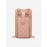 Rhombus Embroidered Chain Phone Bag