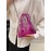 Metallic Rhinestone Tassel Embossed Shell Shape Chain Tote Bag