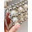 Handmade Faux Pearl Beading Mini Crossbody Bag