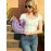 Women's Retro Style Beach Summer Vacation Bamboo Woven Semicircle Shaped Handbag Clutches Tote Bag