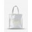 Women's Casual Daily Letter Pattern Waterproof PVC Shopper Work Office Tote Bag