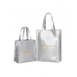 Women's Casual Daily Letter Pattern Waterproof PVC Shopper Work Office Tote Bag