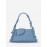 Denim Frayed Shoulder Bag